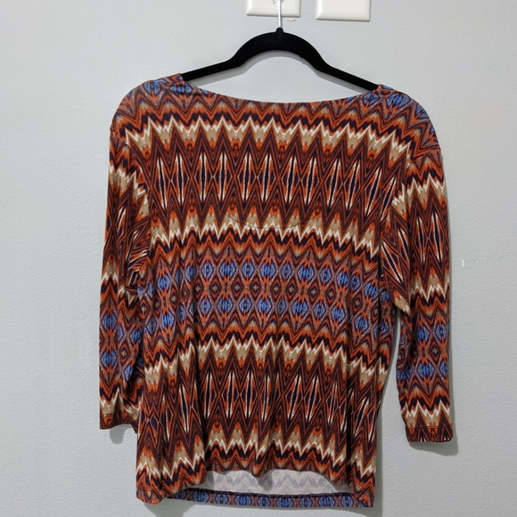 Ruby Rd Cowl Neck Blouse - Picture 2 of 4